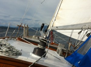 Strait of Georgia - close hauled